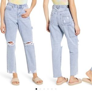 PTCL Nordstrom Straight Leg Mom Carpenter Jeans